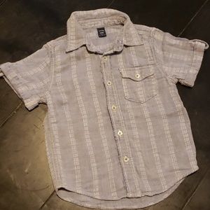 Gapkids 4T short sleeve button down shirt